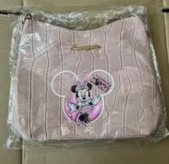 ミニーマウス クロコダイルパターンバッグ
