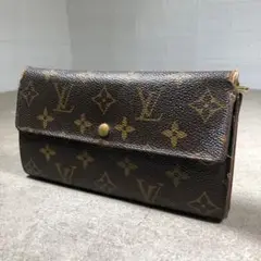 LOUIS VUITTON ルイヴィトン モノグラム 長財布 ホック緩い