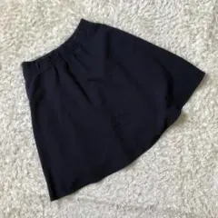 ✨ GLACIER グラシア ✨ ブラック スカート Ｌサイズ タック 無地