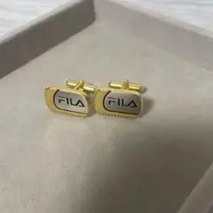 希少　フィラ　FILA カフス　金色