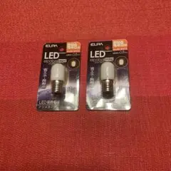ELPA LED電球 E17 0.8W 2個セット