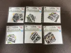 一番くじ　ジョジョの奇妙な冒険　Ｋ賞　ステッカーコレクション　６点セット