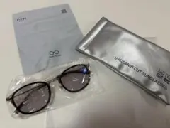 kohoroダークブラウン オーバル型サングラス