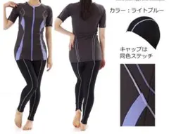 フィットネス 水着 レディース スイムキャップセット　大きいサイズ 25LLL