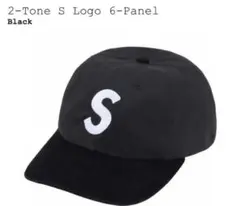 Supreme 2-Tone S Logo 6-Panel black