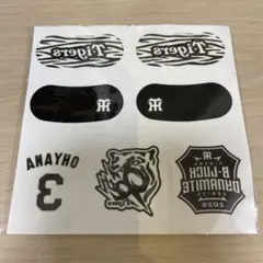 阪神タイガース　大山　アイブラックシール