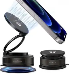 TikTokバズり商品 スマホホルダー 車 マグネット真空吸盤24×N55磁石