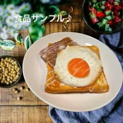 食品サンプル　食パン　トースト　目玉焼き　朝食　インテリア　展示品　おままごと