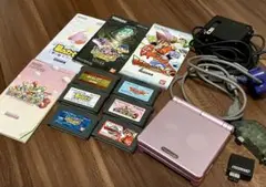ゲームボーイアドバンスSP本体 GBAカセット6本＆説明書セット