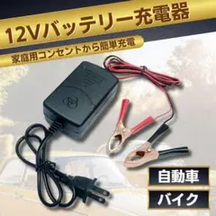 12Vバッテリー 家庭用 コンセント ワニ口 自動車 バイク S73-2