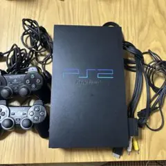 PlayStation 2 本体 コントローラー2個付き カセット3本