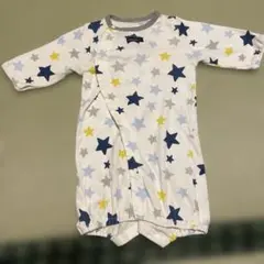 星柄ロンパース 50-60cm