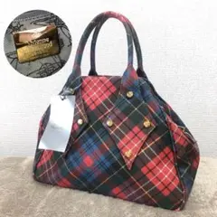 未使用 Vivienne Westwood ハンドバッグ ヤスミン チェック