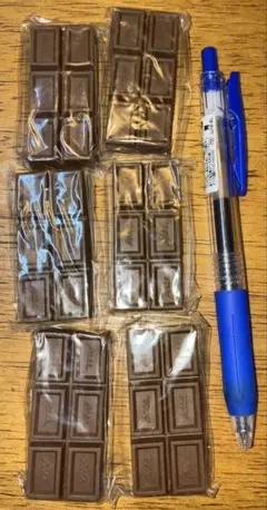 チョコレート型消しゴム6個＋ハロウィン消しゴム 6個セット