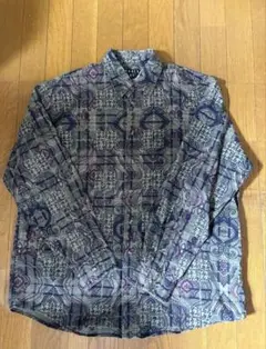Used Asian Color Design Shirt 90s