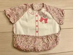 【美品】ミキハウスうさこ袖付きエプロン
