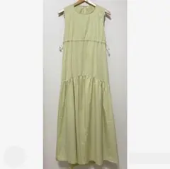 夏物セール ★mline ノースリーブワンピース　イエロー　黄色