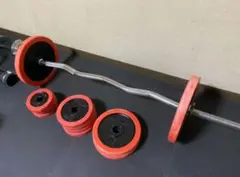 【手渡し限定】Wシャフトバーベルセット46kg
