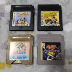 ゲームボーイカラーソフト　4本セット