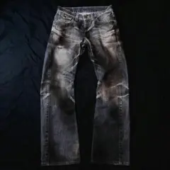 00s archive rattle trap flare denim