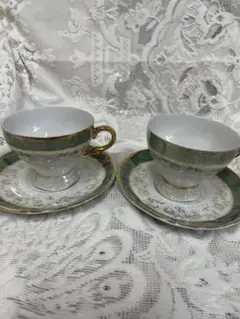 美濃焼　寿陶苑　コーヒーカップ2客