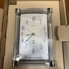 未使用品　SEIKO　電波 置時計 BZ226M クリスタル アナログ
