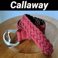 【美品】 Callaway メンズ メッシュ ベルト