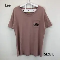 美品⭐Lee Vネック ポケット付き Tシャツ サイズL