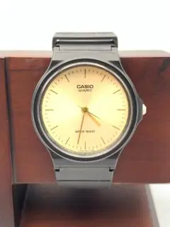 【稼動】CASIO クォーツ シンプル　MQ-24　ブラック　腕時計