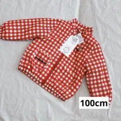 MOOMIN ムーミン　リトルミイ　赤のギンガムチェックジャケット 100cm