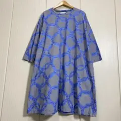 SAWA SAWA Kike ゆるワンピース 総柄 プルオーバー