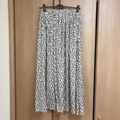 レオパード柄　ロングスカート