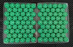ペットポトルキャップ　緑　(三ツ矢サイダー) 100個