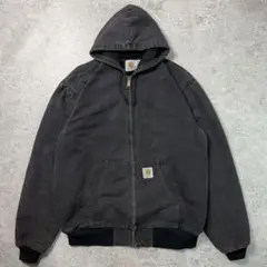 希少90s■カーハート【XL】USA製 アクティブジャケット フェード 雰囲気◎