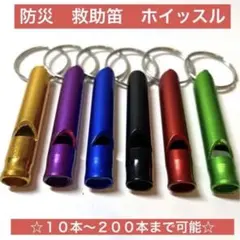 【1人に1つの備えを】携帯救助笛3本 防災 ホイッスル 災害