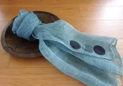 古布　襤褸な蚊帳スカーフ
