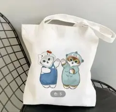 新品　モフサンド　サンリオにゃん　エコバッグ　トートバッグ　mofusand