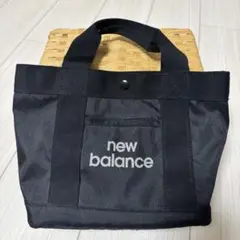 new balance golf ミニ トートバッグ　ラウンドバッグ　ブラック