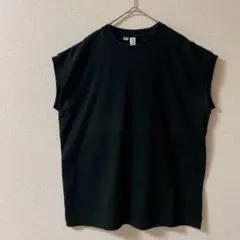 【マッキントッシュ】TWW 黒 ノースリーブ Tシャツ 日本製　コットン　S