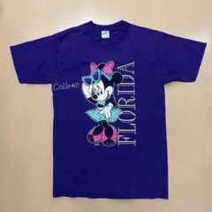 ディズニー　Tシャツ　紫　M