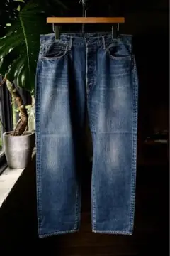 A. PRESSE Washed Denim Wide Pants