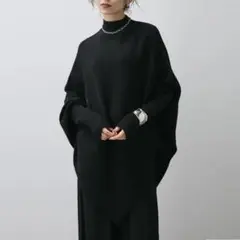 ESICA・アシメヘムニットプルオーバー