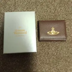 【新品未使用】Vivienne Westwood コーヒー　三つ折り財布