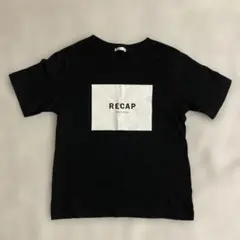 黒のRECAP Tシャツ　GU 150サイズ