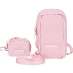 シュプリーム　supreme バッグ　ポーチ　ショルダー　ピンク　スマホケース