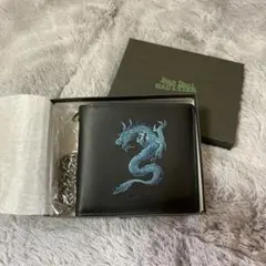 【新品・未使用】Jean Paul Gaultier ドラゴン刺繍 二つ折財布