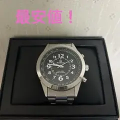 セール中！【中古美品】電波腕時計　防水機能付き