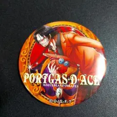 ONE PIECE 輩缶バッジ PARTY エース