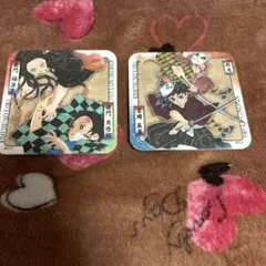 鬼滅の刃　アートコースター　竈門炭治郎&禰豆子　冨岡義勇＆錆兎　ジャンプフェスタ