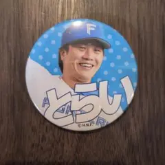 北海道日本ハムファイターズ　伏見寅威選手　アクリル缶バッジ